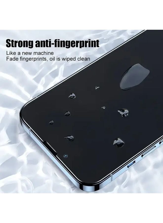 2 Pack Matte Ceramic Screen Protector Privacy Anti Spy For iPhone 17 Pro Max Black - Image 4
