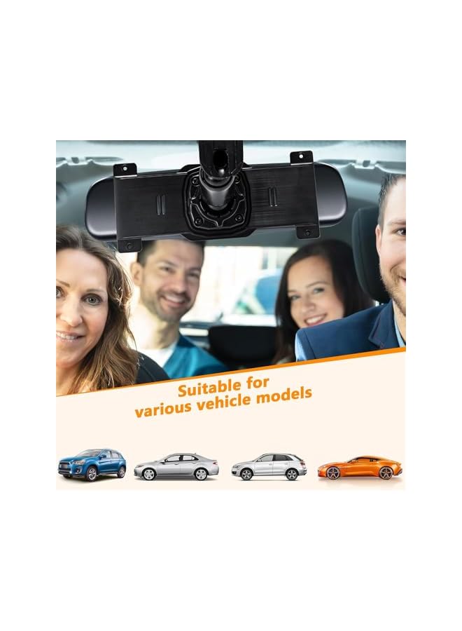 Green Tiger Rear View Mirror Back Plate Panel, Interior Mirror Bracket Arm/Dash Cam Mount for Car DVR, Secure Alternative to Straps - Image 4