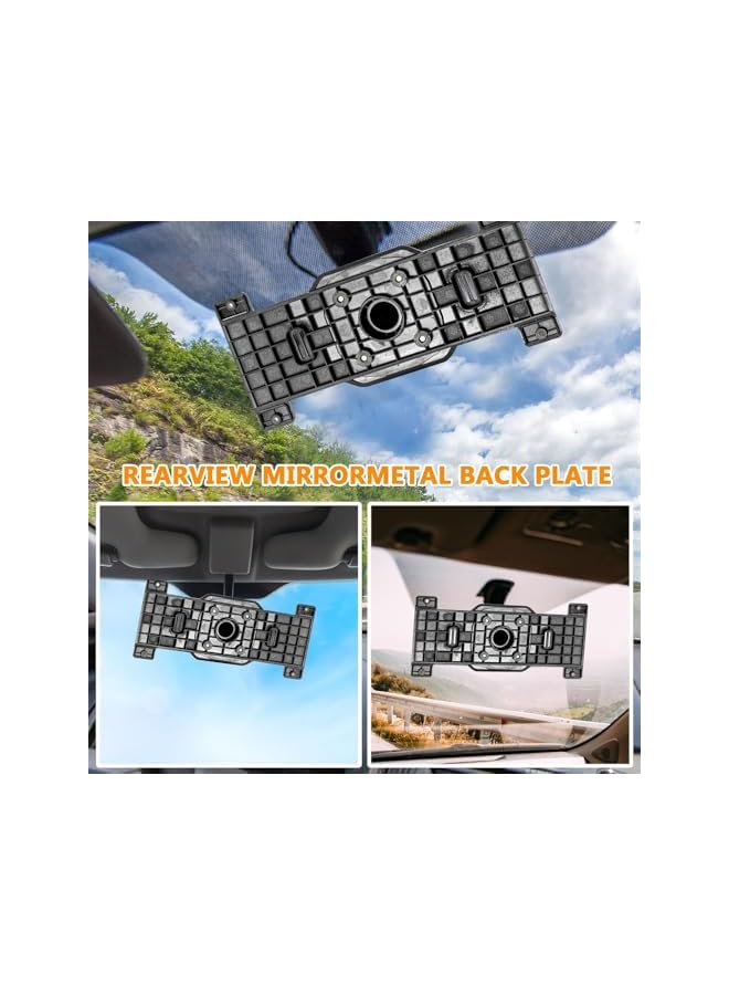 Green Tiger Rear View Mirror Back Plate Panel, Interior Mirror Bracket Arm/Dash Cam Mount for Car DVR, Secure Alternative to Straps - Image 5