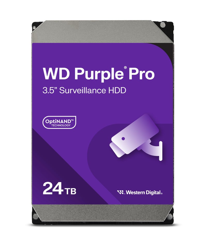 Western Digital 24TB WD Purple Pro Surveillance Internal Hard Drive HDD - SATA 6 Gb/s, 512 MB Cache, 3.5" - WD240PURP - Image 2