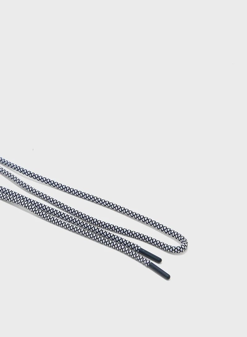 Crep Protect Navy & White Round Shoe Laces | Durable Premium Replacement Laces for Sneakers & Casual Shoes - Image 4