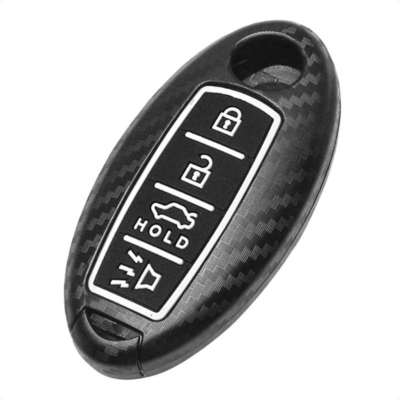 TANGSEN Smart Key Fob Case for INFINITI EX FX X G JX M Q QX SERIES for NISSAN ALTIMA COUPE ARMADA GTR MAXIMA MURANO CROSS CABRIOLET PATHFINDER ROGUE SENTRA VERSA 4 Button Keyless Entry Remote Cover - Image 3