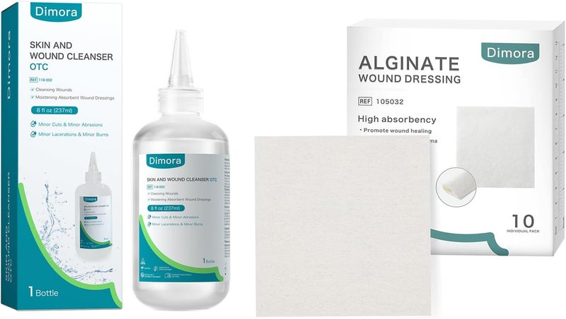 Dimora Calcium Alginate Wound DressingDimora Skin and Wound Cleanser - Image 1