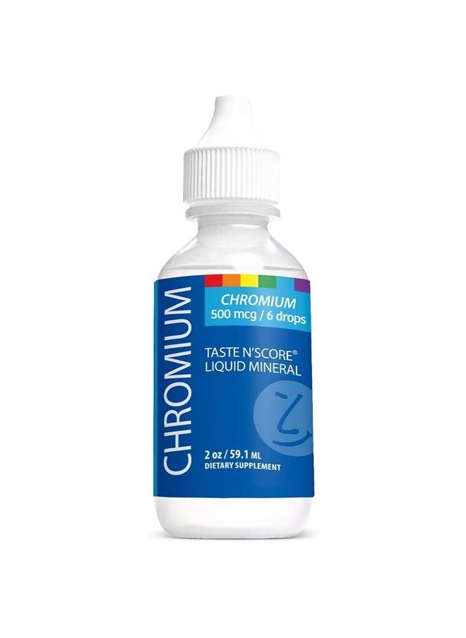 SENSEable Supplements Taste N' Score Chromium Liquid Ionic Mineral Supplement; 100% Pure; 500 mcg; 118 Servings  - Image 1