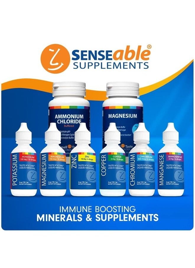 SENSEable Supplements Taste N' Score Chromium Liquid Ionic Mineral Supplement; 100% Pure; 500 mcg; 118 Servings  - Image 5