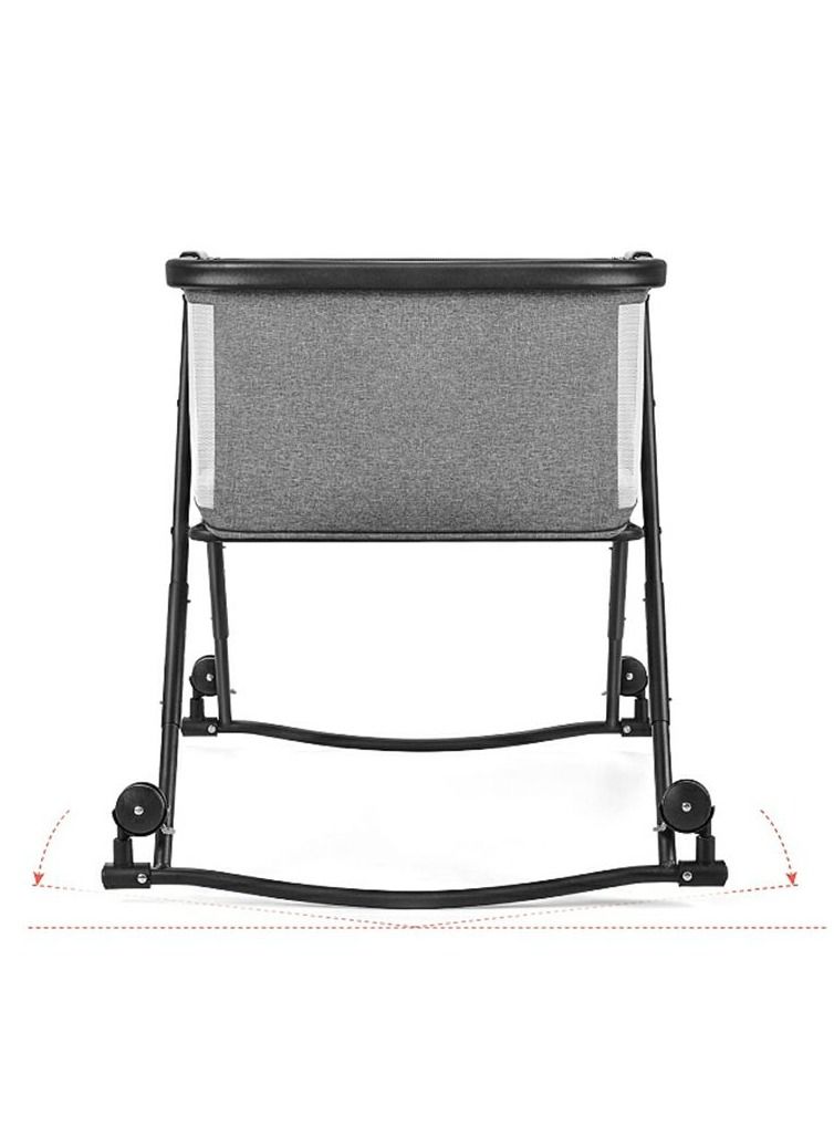 2-in-1 Baby Bedside Crib Portable Travel Cot Foldable Bassinet Bed Newborn Cot