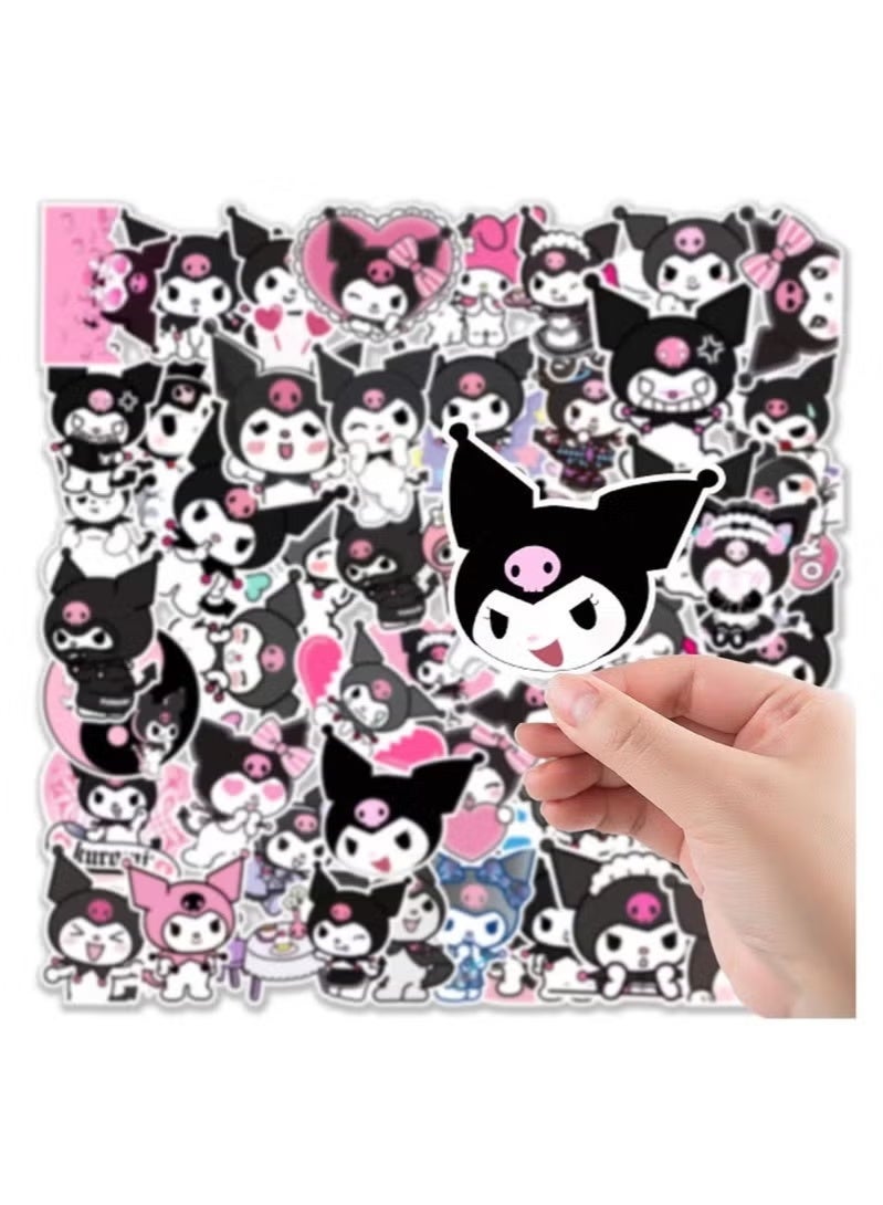 Kuromi Stickers Pack 100Pcs, Cute Kuromi Stickers for Kids Teens Adults Waterproof Vinyl Decals Japanese Anime Stickers for Water Bottles Scrapbook Laptop journaling - Image 5