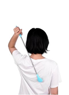 SYOSI 2Pcs Back Scratchers, Portable Extendable Telescopic Metal Back Scratchers Cat Claw Pink, Blue  - Image 2