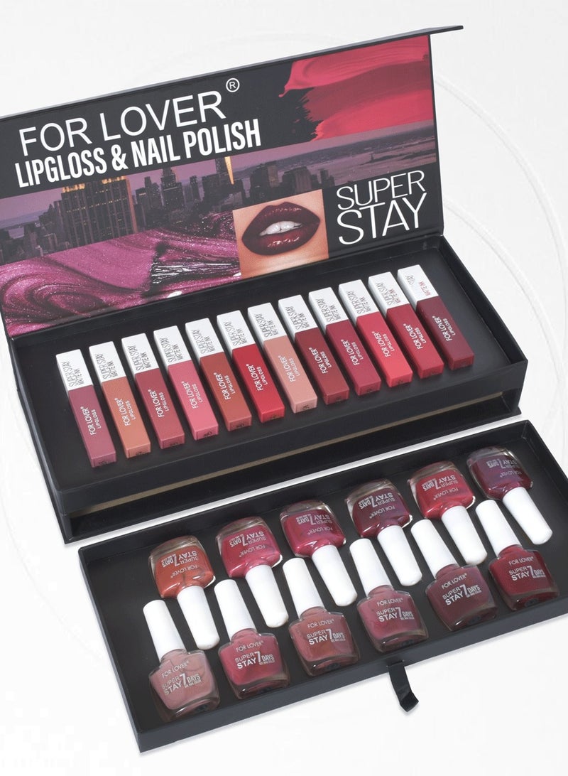 FOR LOVER LIP GLOSS AND NAIL POLISH - Image 1