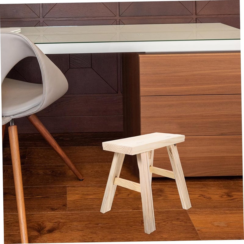 Comfortable Stool for Shoe Changing Retro Design Lightweight Easy to Clean for Bathroom Bedroom Use Non Slip Surface Strong Construction - Image 3