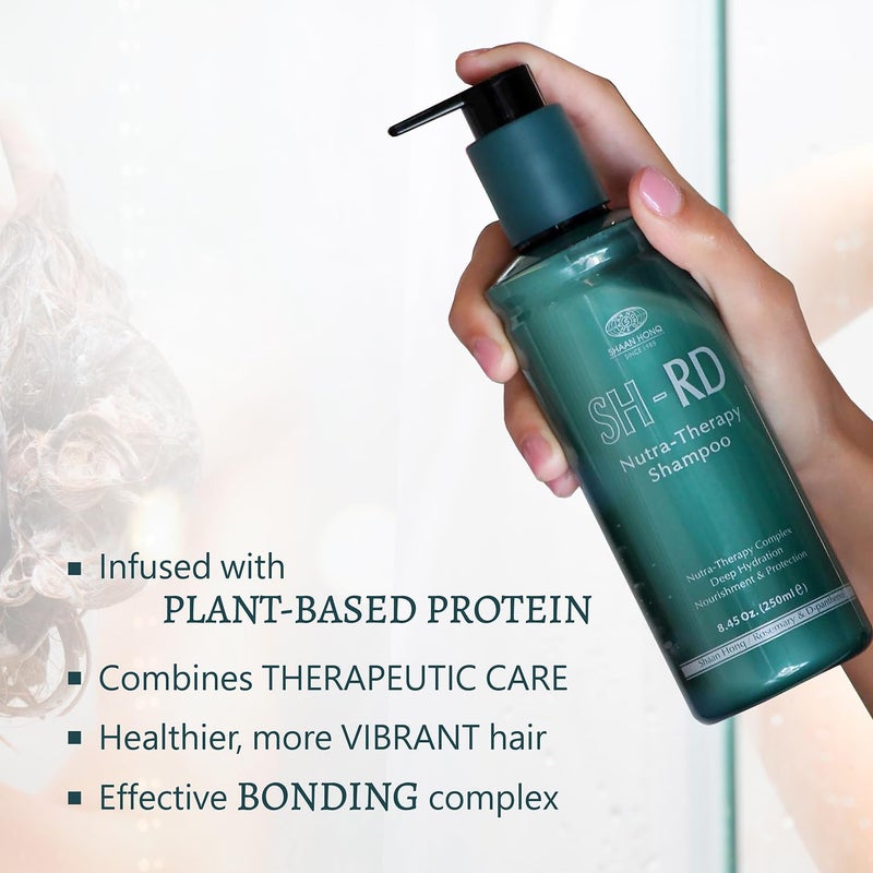 Sh Rd SH-RD Nutra-Therapy Shampoo for Dry Damaged Hair | Protein Shampoo Reduces Split Ends | Moisturizes Frizzy Hair | Suitable for Color-Treated, Bleached Hair - 16.9oz/500ml - Image 2