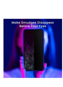 CARE AND SMILE Care and Smile Mist Cleaner Screen Cleaner Sterilization Disinfection Cleansing Screen Cleaner Spray Safe for All Phones Laptop and Tablet Screens Two in One Spray and Microfiber Cloth Grey  - Image 2