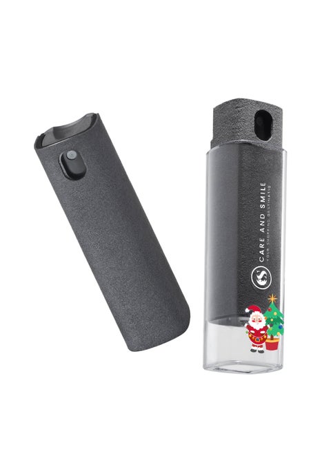 Care and Smile Mist Cleaner Screen Cleaner Sterilization Disinfection Cleansing Screen Cleaner Spray Safe for All Phones Laptop and Tablet Screens Two in One Spray and Microfiber Cloth Grey