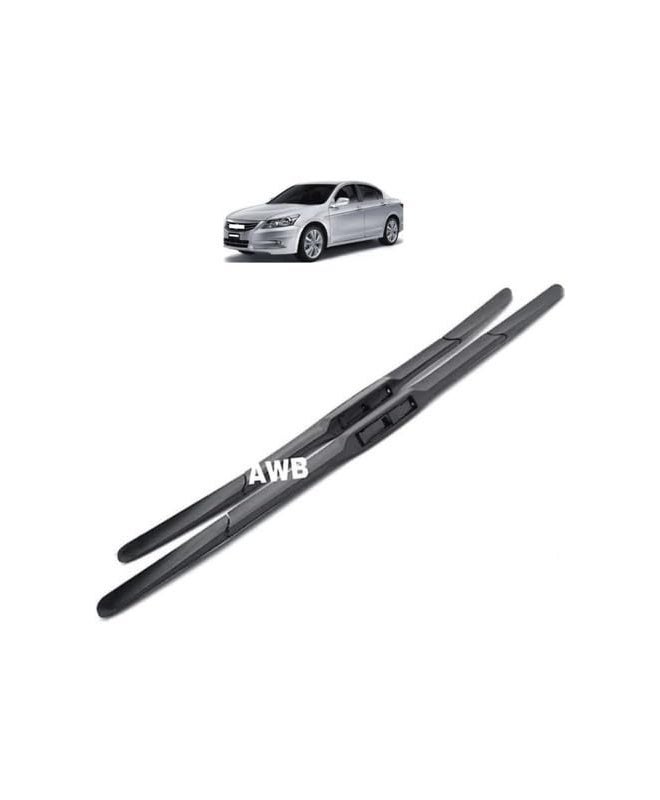 AWB شفاطات المساحات الهجينة الأمامية AWB® متوافقة مع هوندا أكورد (عبوة من 2) - Image 1