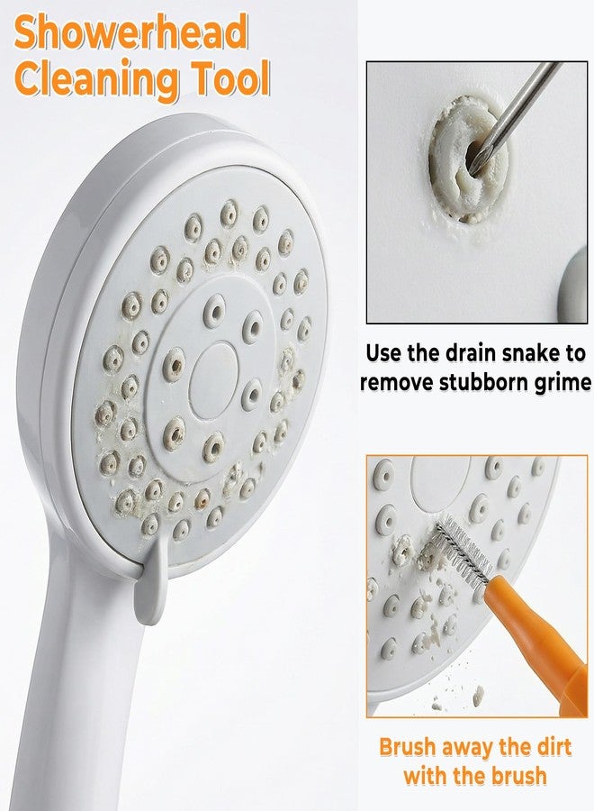 Exircy 50PCS Shower Head Cleaning Brush, Multifunctional Shower Head Cleaner Tool Anti-Clogging Crevice Cleaning Brush Nozzle Unclogger with Protective Cover & Storage for Showerhead Small Hole Nozzle - Image 4