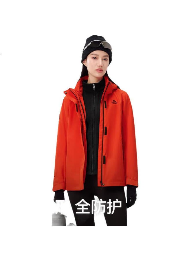 PELLIOT [Shanfeng] 3-In Outdoor Hardshell Windproof Mountaineering Jacket For Men And Women, Spring And Autumn Coat 124301038 Black L - Image 2