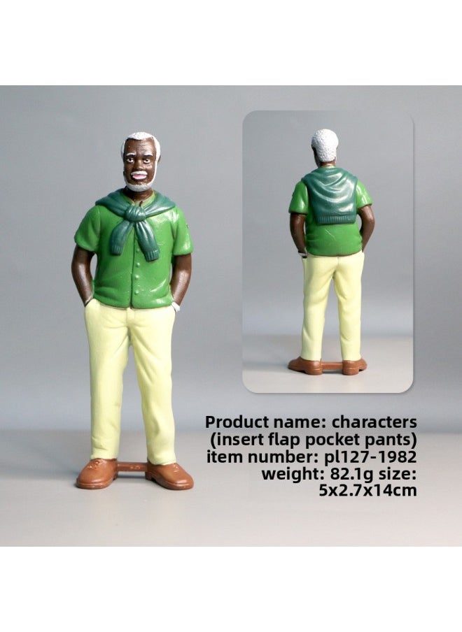 All Kinds Of Professional Crowd Simulation Model Character Model Even Ornaments Hand Toy Gift Set-Color:HS-PL127-2181