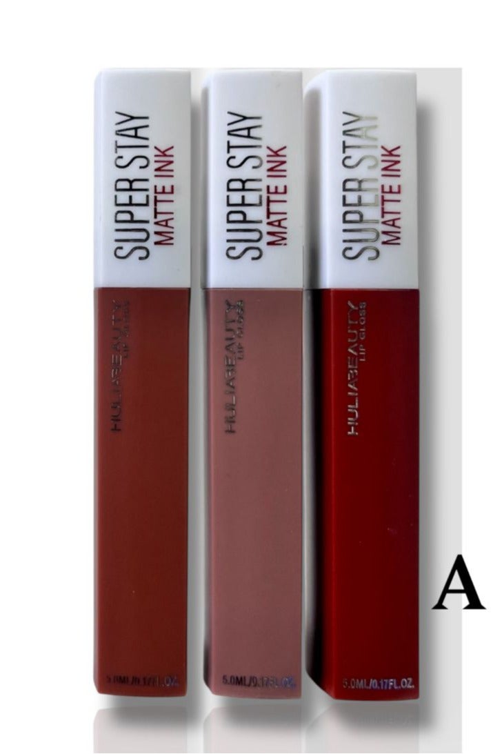 HULIABEAUTY Fixed liquid lipsticks, alternative to Mobilin, 3 colors, Hyola Beauty, grade A - Image 1