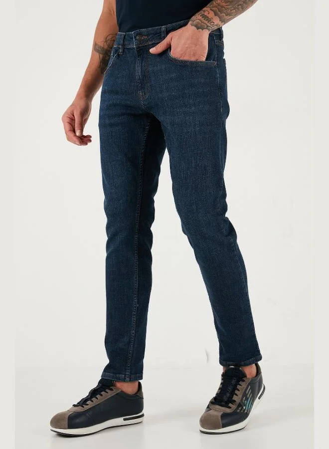 Buratti  Buratti Cotton Slim Fit High Waist Skinny Leg Jeans Men's JEANS 3300C41TOKYO for Men | Best Price UAE