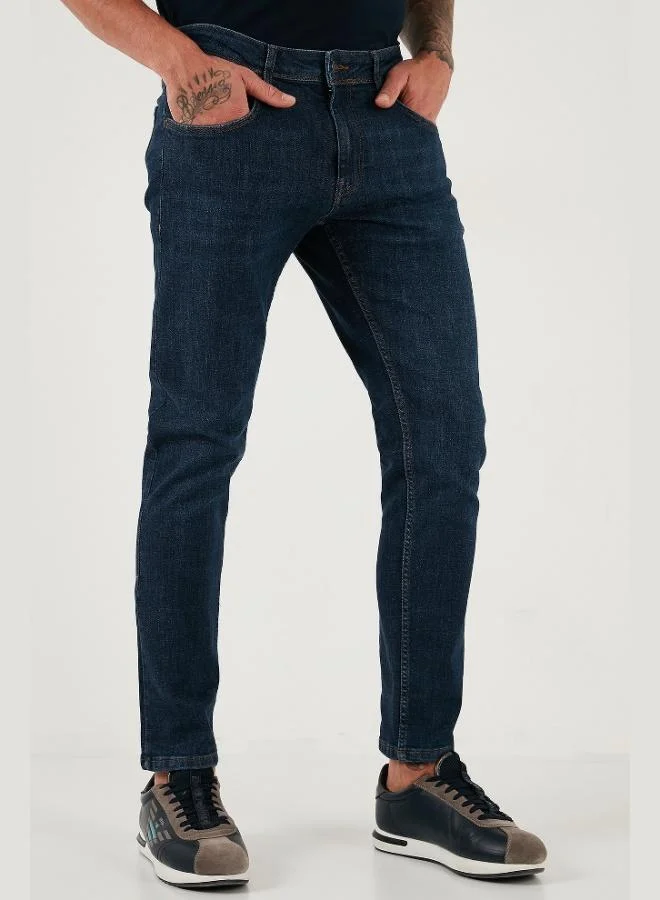 Buratti  Buratti Cotton Slim Fit High Waist Skinny Leg Jeans Men's JEANS 3300C41TOKYO for Men | Best Price UAE