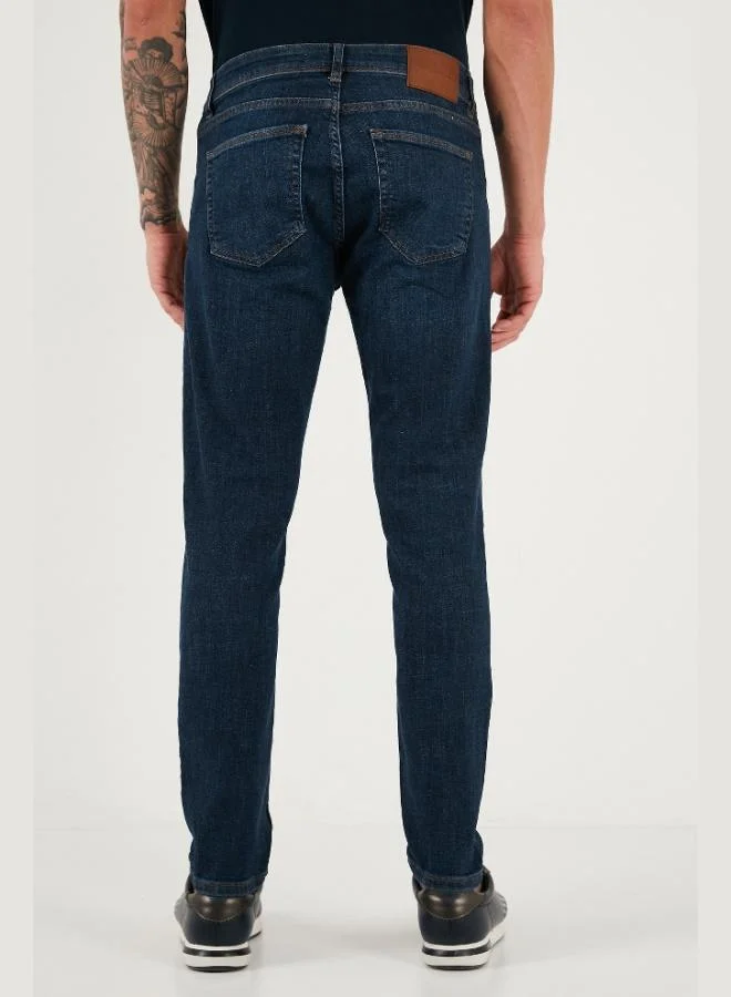 Buratti  Buratti Cotton Slim Fit High Waist Skinny Leg Jeans Men's JEANS 3300C41TOKYO for Men | Best Price UAE