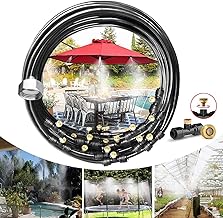 LANDGARDEN Landgarden Misting Cooling System, Pre-Assembled Misting Kit,33FT (10M) Misting Line + 10 Brass Mist Nozzles + a Brass  - Image 1