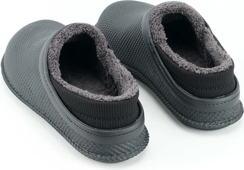 جيزر Men's Winter Eva Plush Silent Sole Home Garden Slippers