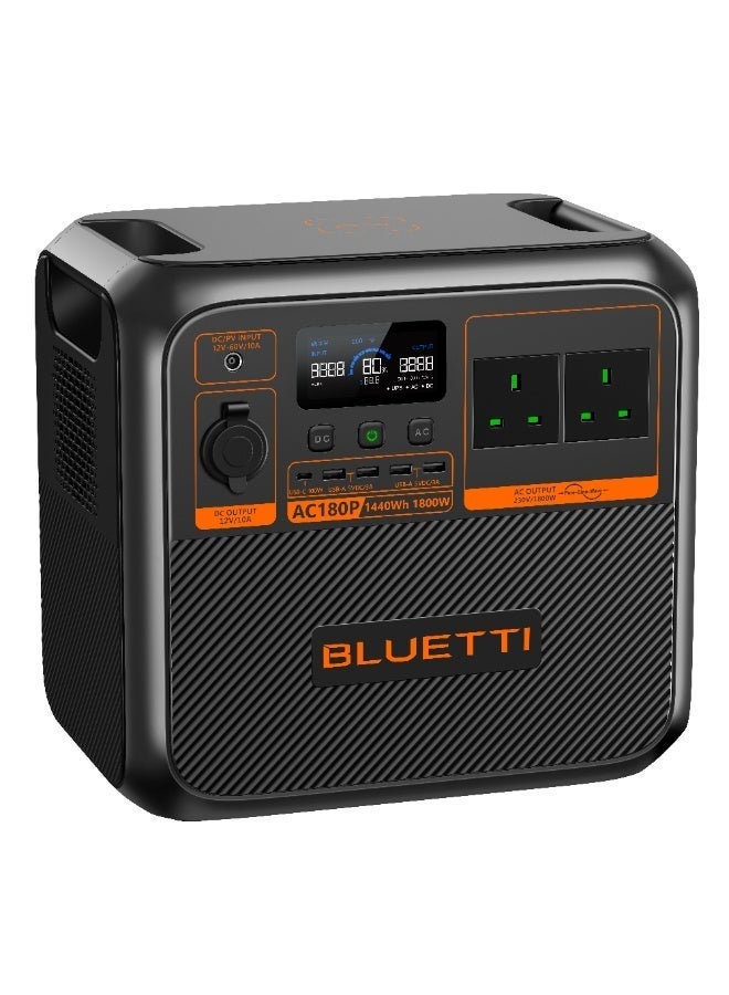 BLUETTI AC180P Solar Portable Power Station | 1,800W 1,440Wh - Image 3