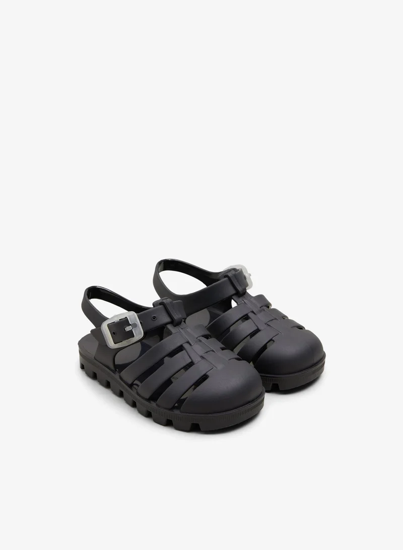 Matalan Boys Navy Matt Jelly Shoes