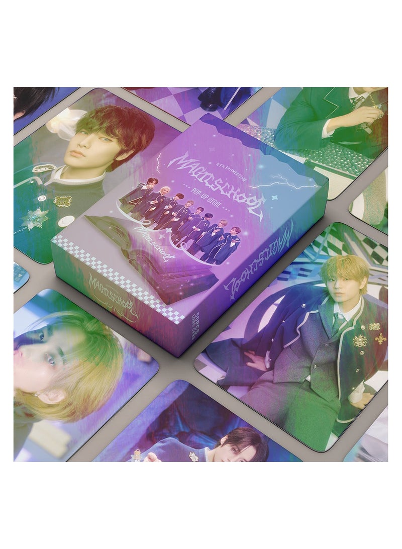 NIBEMINENT 50 Pcs Kpop Stray Kids MAGIC SCHOOL Lomo Cards Card For Fans Collection Gifts - Image 1