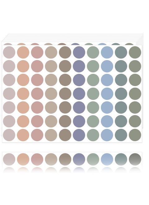 3500 PCS Colored Dot Stickers Circle Round Yard Garage Sale Stickers Color Coding Labels 10 Assorted Removable Dot Stickers for Toddlers Offices Classrooms Marking