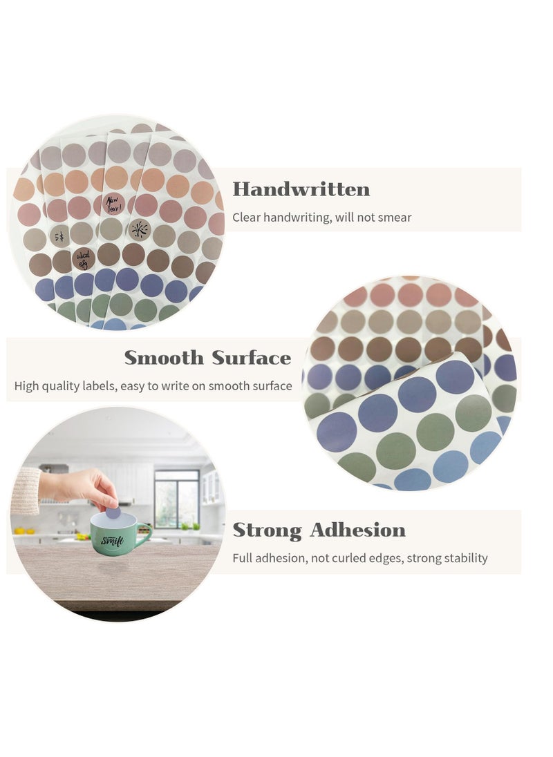 SYOSI - 3500 PCS Colored Dot Stickers Circle Round Yard Garage Sale Stickers Color Coding Labels 10 Assorted Removable Dot Stickers for Toddlers Offices Classrooms Marking - Image 1