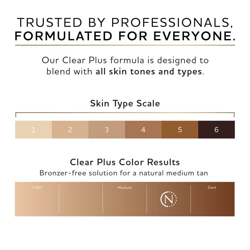 Norvell Premium Spray Tan Solution Clear Plus 1 liter â€“ Professional Sunless Tanning Formula for Natural Bronze Glow, Streak Free, Fast Drying, Long Lasting Color - Image 4