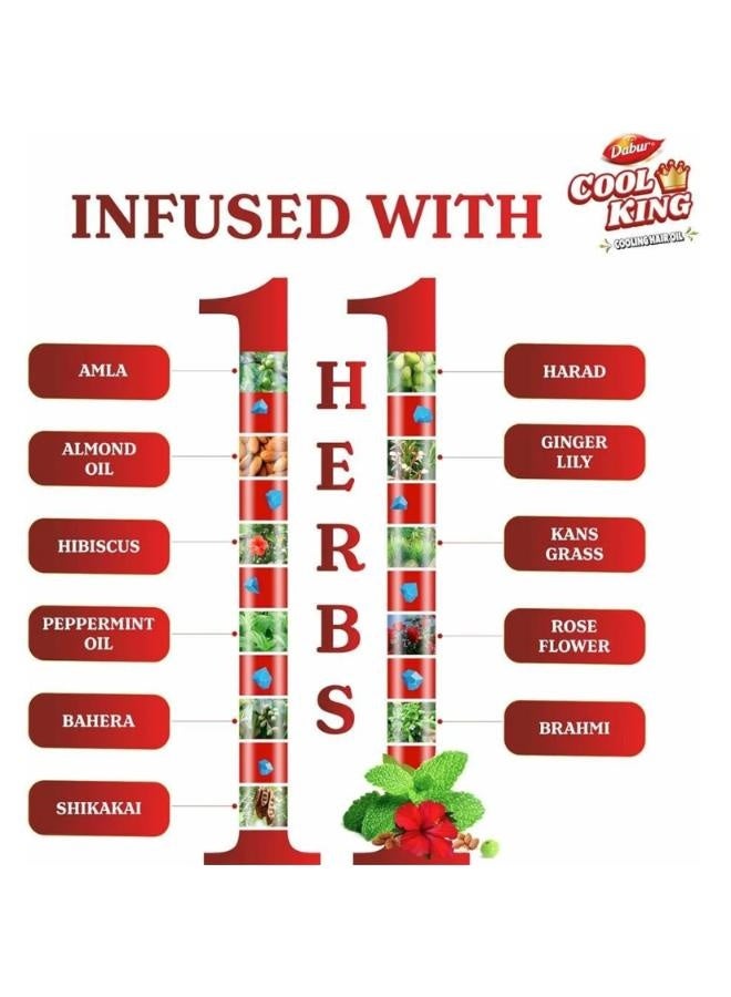 دابر كول كنج زيت الشعر المنعش مع أنبوب التبريد - 300 مل - Image 3