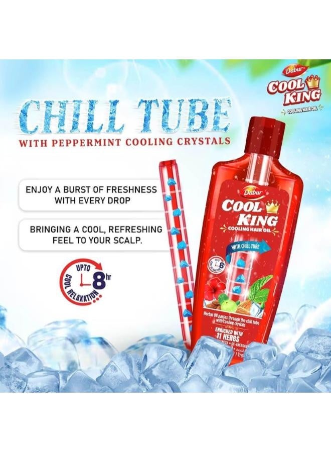 دابر كول كنج زيت الشعر المنعش مع أنبوب التبريد - 300 مل - Image 4