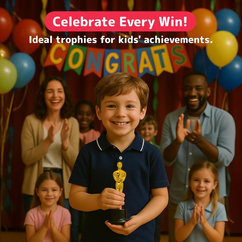 Prextex Trophy Award - Perfect Awards and Trophies for Kids & Adult Award Parties, Small Trophy Cup for Recognition, Ideal Kids Trophy for Competitions and Events - Image 2