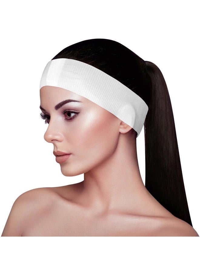 Appearus 50 Ct. Disposable Spa Facial Headbands with Convenient Closure  - Image 1