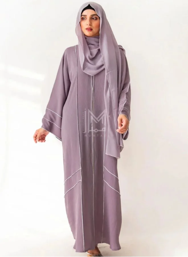 Wear Mumtaz Riya Casual Abaya Purpple