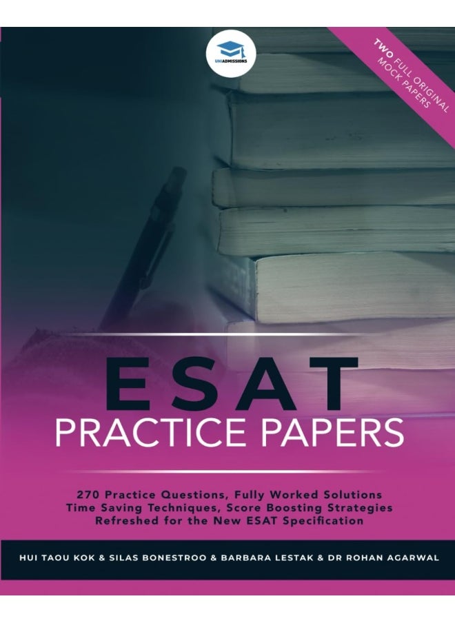 null - ESAT Practice Papers: 2 Full Original Mock Papers, 270 Questions in the style of the ESAT, Detailed Worked Solutions for Every Question, Engineering and Science Admissions Test, UniAdmissions - Image 1