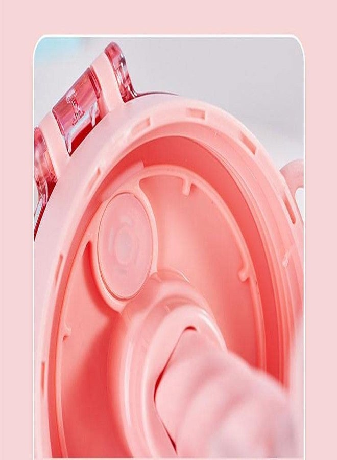 ماياترا زجاجة مياه ماياترا المدرسية للأطفال - زجاجة مياه تريتان مزودة بماصة وحزام قابل للتعديل للأطفال، زجاجة مياه برسومات كرتونية لطيفة للأولاد والبنات (600 مل) (أزرق) - Image 2