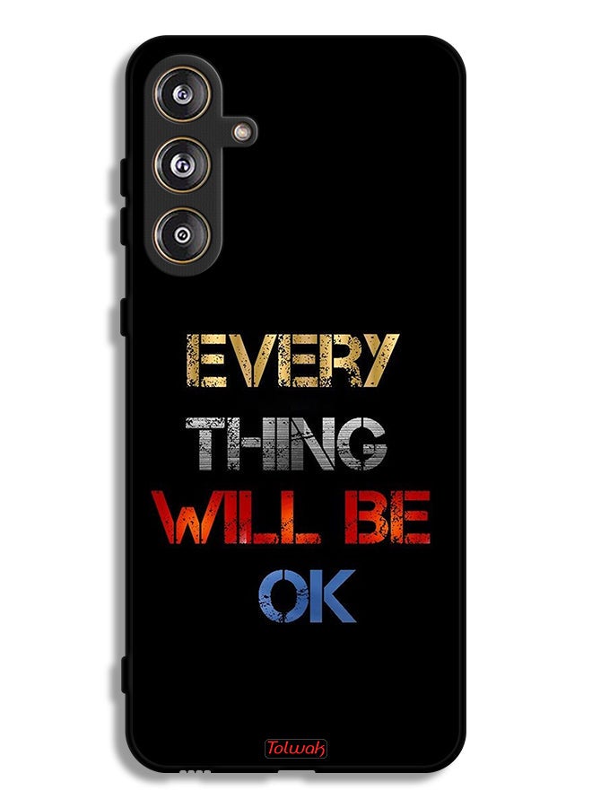 Tolwak Samsung Galaxy F55 5G Protective Case Cover Everything Will Be Ok - Image 1
