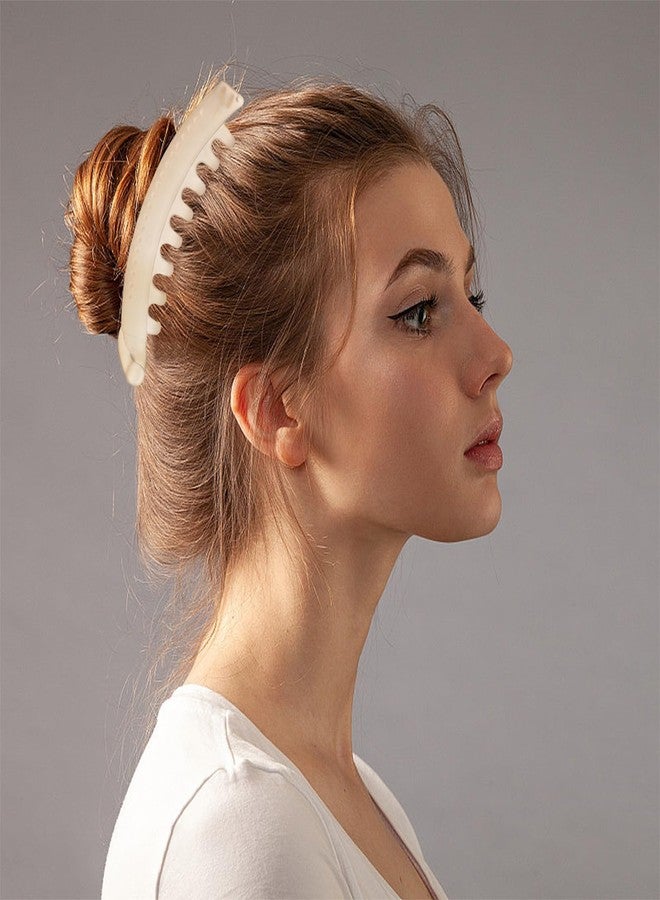 لابوهي ٦ قطع من مشابك الشعر على شكل موزة للنساء، تناسب الشعر الخفيف والكثيف، قوية وغير قابلة للانزلاق، إكسسوارات شعر أنيقة، مشابك شعر متعددة الاستخدامات لتسريحات الشعر المرفوعة، مشابك شعر عصرية للاستخدام اليومي، العمل والحفلات - Image 5