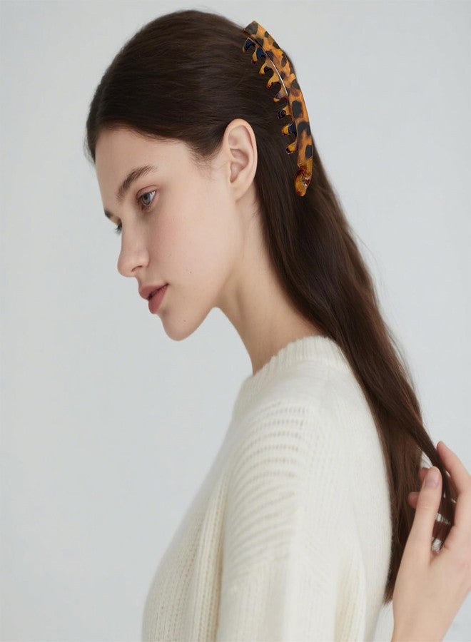 لابوهي ٦ قطع من مشابك الشعر على شكل موزة للنساء، تناسب الشعر الخفيف والكثيف، قوية وغير قابلة للانزلاق، إكسسوارات شعر أنيقة، مشابك شعر متعددة الاستخدامات لتسريحات الشعر المرفوعة، مشابك شعر عصرية للاستخدام اليومي، العمل والحفلات - Image 4