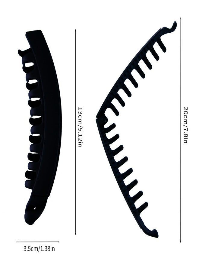 لابوهي ٦ قطع من مشابك الشعر على شكل موزة للنساء، تناسب الشعر الخفيف والكثيف، قوية وغير قابلة للانزلاق، إكسسوارات شعر أنيقة، مشابك شعر متعددة الاستخدامات لتسريحات الشعر المرفوعة، مشابك شعر عصرية للاستخدام اليومي، العمل والحفلات - Image 2