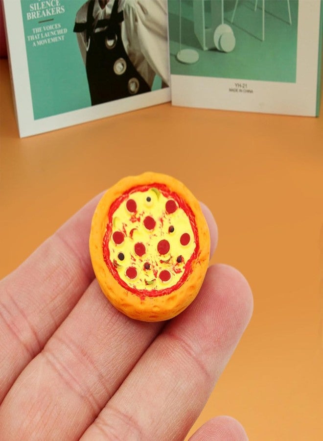 Zhuluck 1Set Miniature Pizza Box, 1:6 1:12 Dollhouse Food Model Set Doll House Furniture Supplies1 Dollhouse Accessories - Image 2
