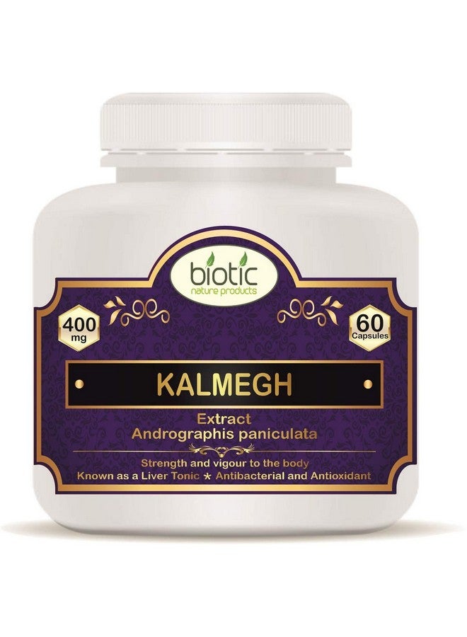 Biotic كبسولات كالمغ الطبيعية البيوتية - كبسولات أندروغرافيز بانيكولاتا - مستخلص كالمغ لمكملات الكبد 400 ملغ - 60 كبسولة نباتية - Image 1