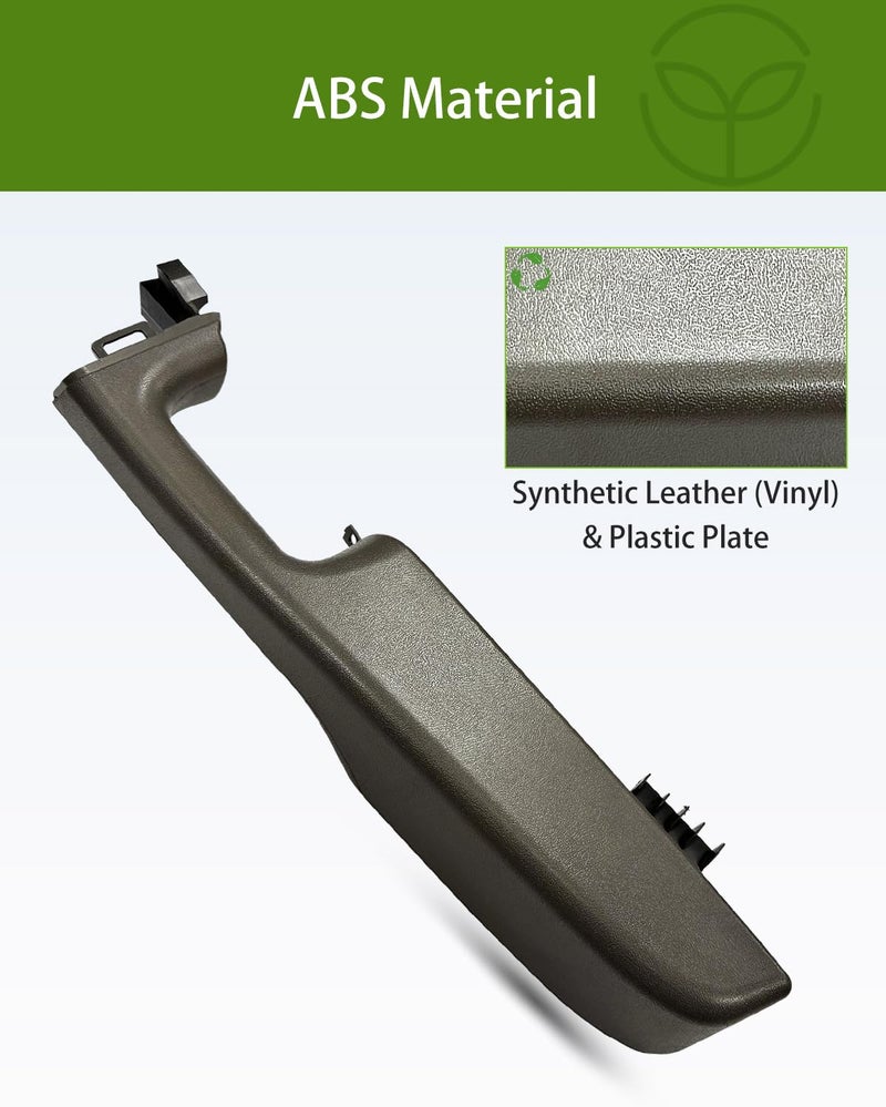 UMISHI Front Right Passenger Door Armrest Handle Replacement for Chevy Suburban/Tahoe GMC Yukon/Escalade/Avalanche 1999-06 Replaces 88981547 15703701 (Light Gray) - Image 5