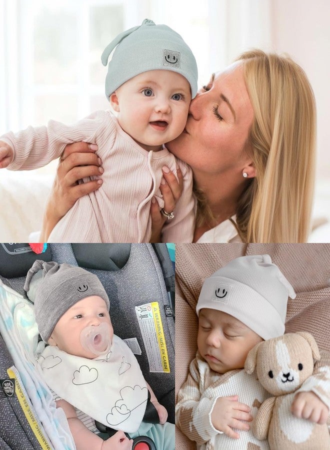 FURTALK Newborn Baby Hats Infant Knot Beanie Soft Boys Girls Caps - Image 4