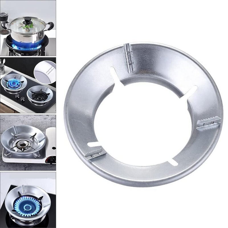 ELISCO Pack of 2 Gas Saver Burner Stand Gas Chula Burner Gas Saver Stand Jali Ring Fire Windproof Energy Saving Gas Chula Support Stand 4 Legs Supported for Indian Gas - Image 3
