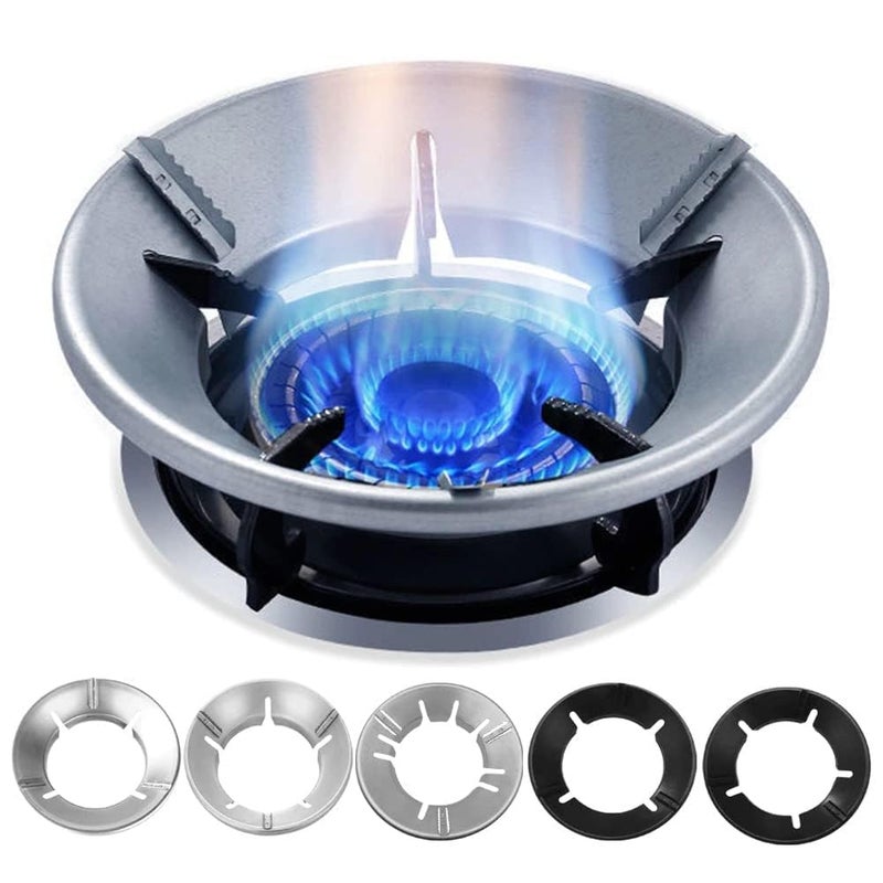 ELISCO Pack of 2 Gas Saver Burner Stand Gas Chula Burner Gas Saver Stand Jali Ring Fire Windproof Energy Saving Gas Chula Support Stand 4 Legs Supported for Indian Gas - Image 1